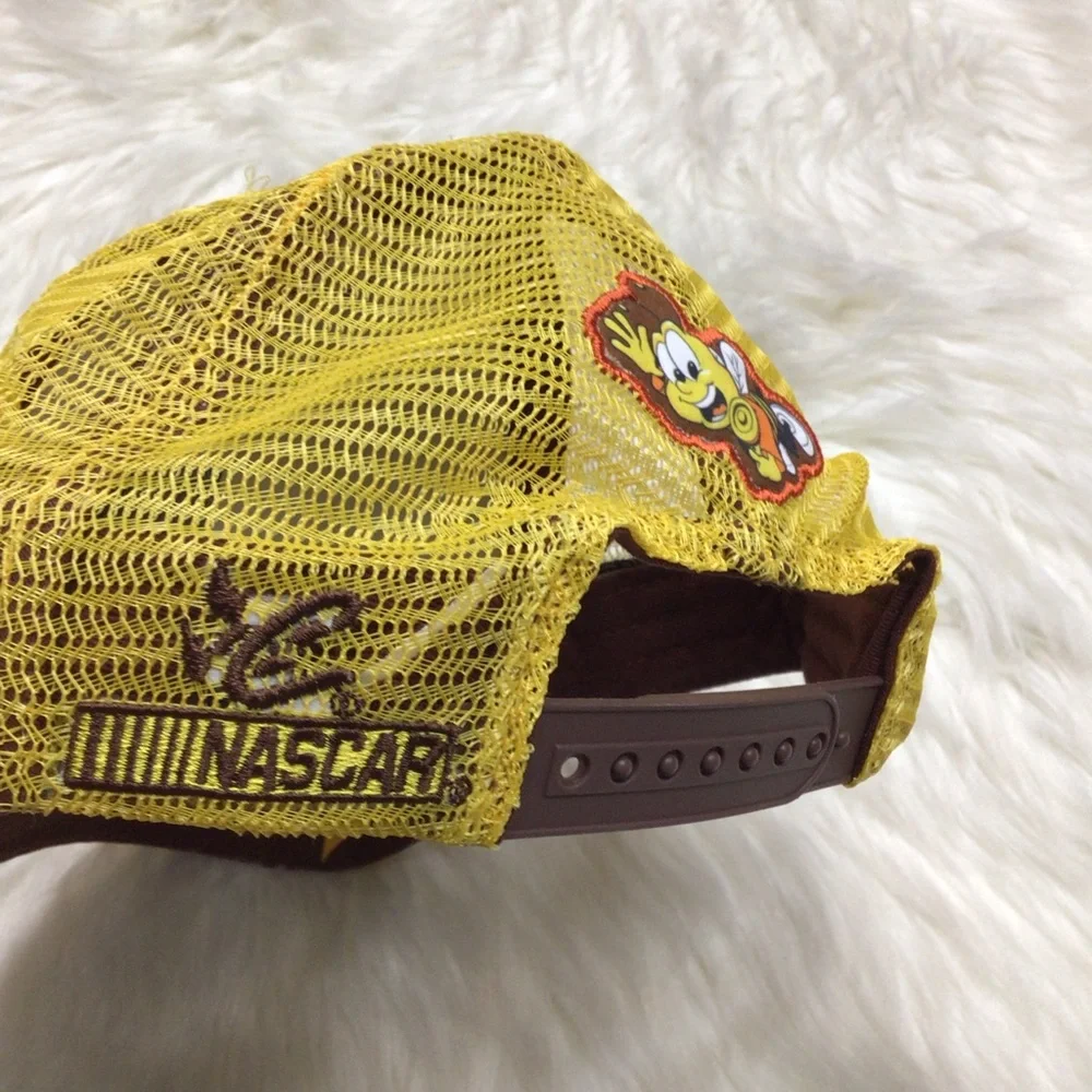 Honey nut Cheerios 2013 Nascar Chase Pit Cap Baseball Hat #33 Yellow Rare